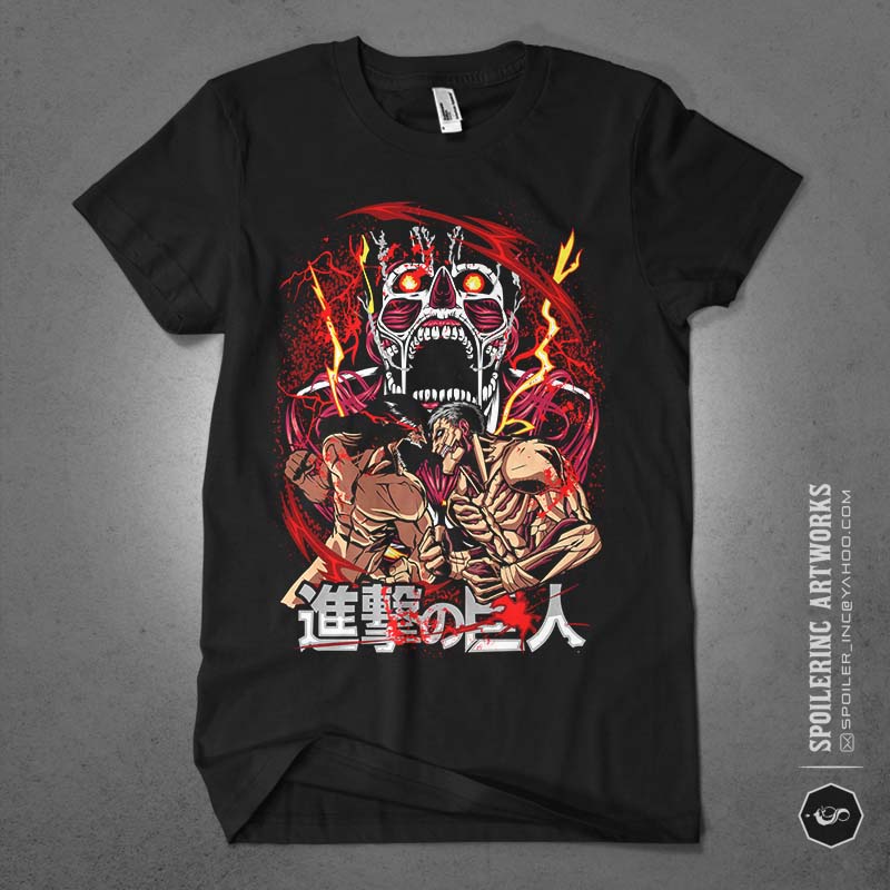 populer anime lover tshirt design bundle illustration part 3