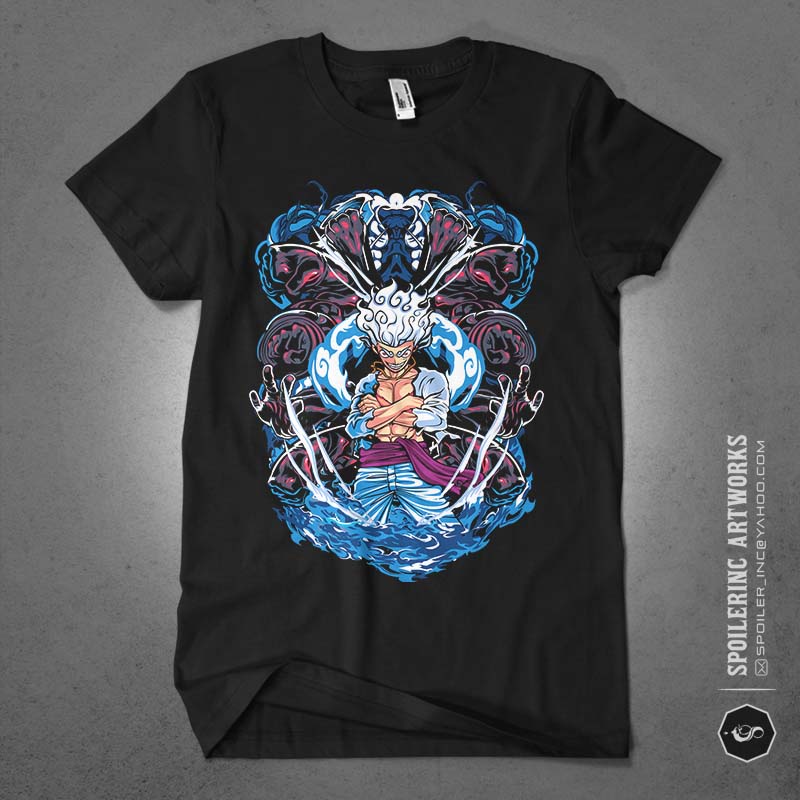 populer anime lover tshirt design bundle illustration part 3