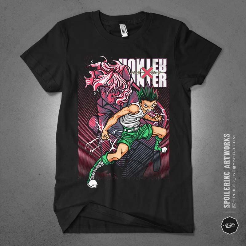populer anime lover tshirt design bundle illustration part 1
