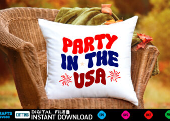 Party in the usa retro design 4th of july pattern, 4th of july cute, 4th of july trendy, 4th of july fun, 4th of july happy, 4th of july pretty,