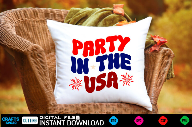 Party in the usa retro design 4th of july pattern, 4th of july cute, 4th of july trendy, 4th of july fun, 4th of july happy, 4th of july pretty,