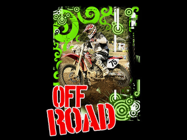 Off road t shirt design online