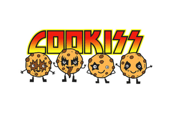 Cookiss rock t shirt vector file