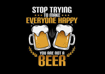 Make happy Beer t shirt designs for sale