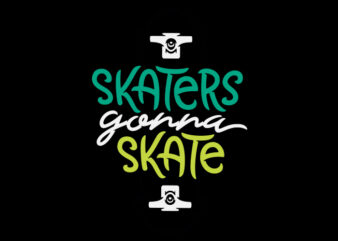 Skaters t shirt template vector