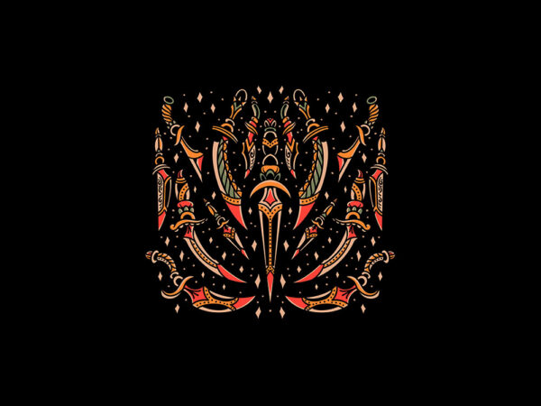 full of dagger t shirt graphic design full of dagger t shirt graphic design
