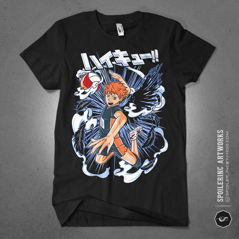 populer anime lover tshirt design bundle illustration part 4