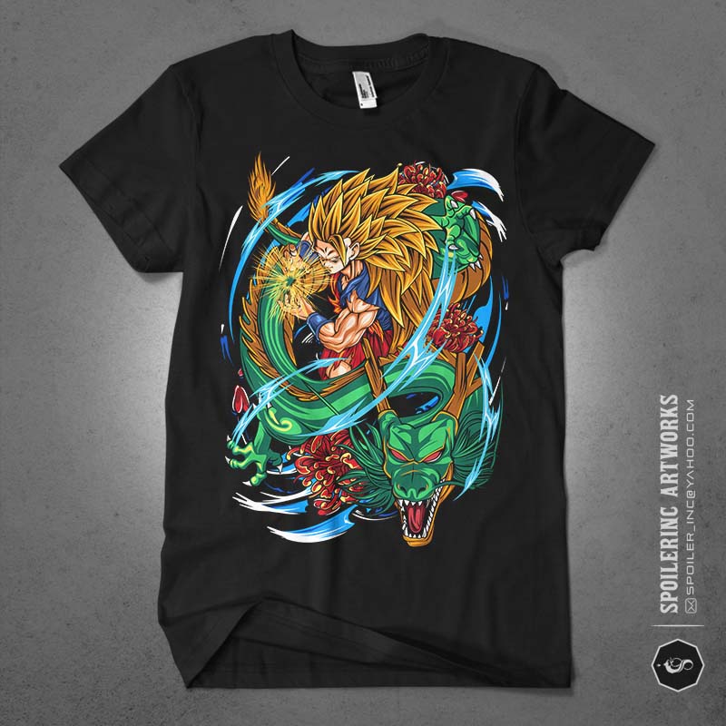 populer anime lover tshirt design bundle illustration part 4