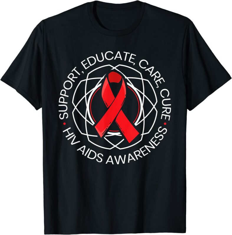 15 World AIDS Day Shirt Designs Bundle For Commercial Use Part 2, World AIDS Day T-shirt, World AIDS Day png file, World AIDS Day digital file, World AIDS Day gift,