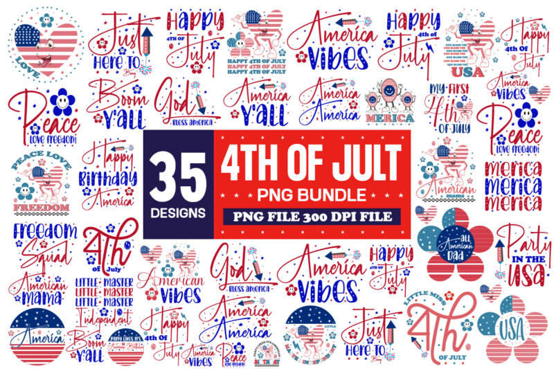 4th Of July SVG Bundle - 35 Design 4th Of July Bundle,4th of July SVG Bundle, July 4th SVG, Fourth of July svg, America svg, USA Flag svg, Patriotic, Independence