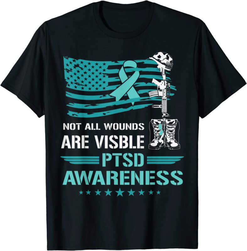 15 PTSD Awareness Shirt Designs Bundle For Commercial Use Part 2, PTSD ...