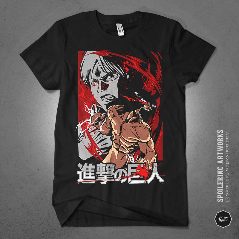 populer anime lover tshirt design bundle illustration part 2