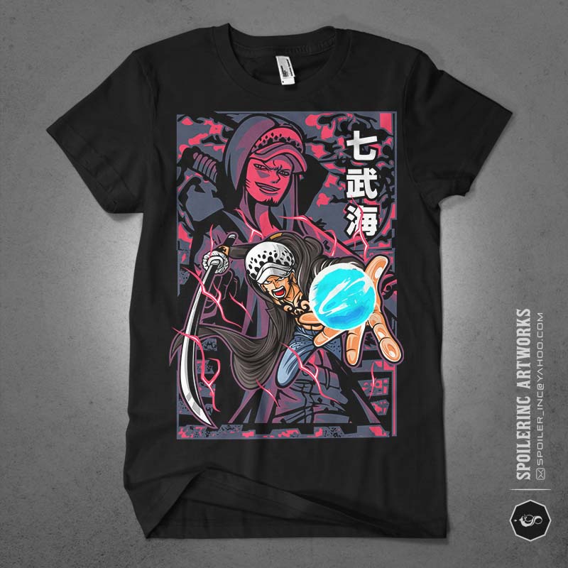 populer anime lover tshirt design bundle illustration part 2