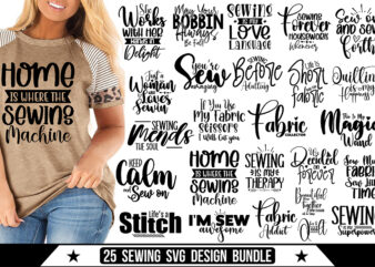 Sewing SVG Bundle, Sewing svg t shirt template vector