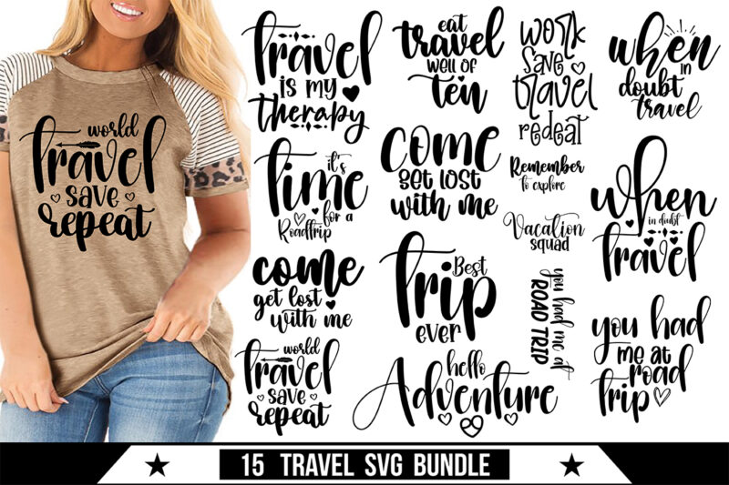 Travel SVG Bundle, Mountains svg, Travel quotes,