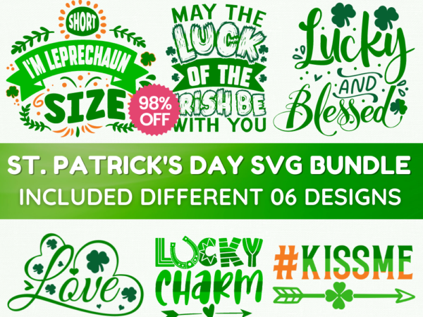 St patrick’s day quotes svg bundle, st .patrick’s t-shirt bundle