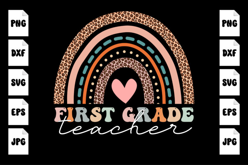 First Grade Teacher groovy hello kindergarten vibes retro teacher back to school SVG, hello kindergarten SVG, back to school SVG t shirt design template