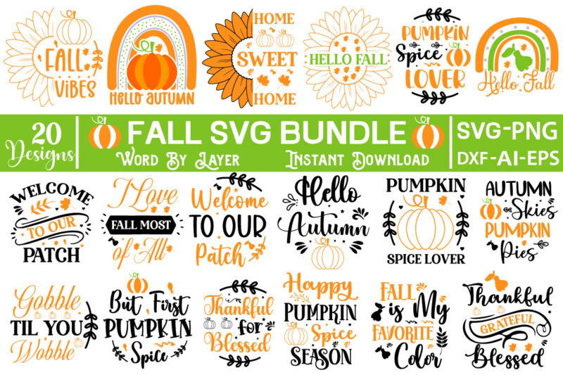 Fall SVG Bundle fall svg bundle,Fall SVG, Fall SVG Bundle, Autumn Svg, Thanksgiving Svg, Fall Svg Designs, Fall Sign, Autumn Bundle Svg, Cut File Cricut, Silhouette, PNG ,Fall SVG Bundle,