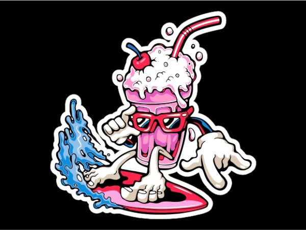 Milkshake character - Buy t-shirt designs