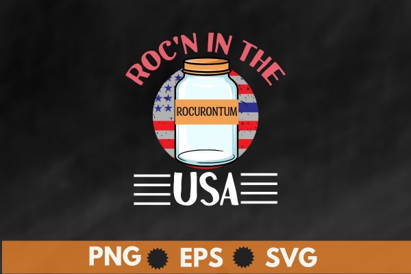 Roc’n in the usa funny american flag t shirt design vector, graphic, apparel, cool, font, grung