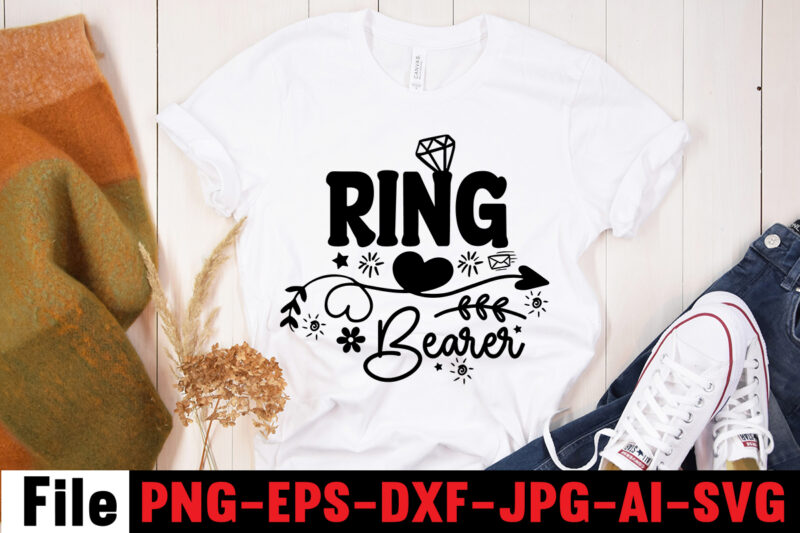 Ring Bearer T-shirt Design,All Of Me Loves All Of You T-shirt Design,Wedding svg, bride svg, wedding svg files, bridesmaid svg, mr and mrs svg, bridal shower svg , bridal party