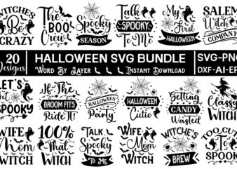 Halloween SVG Bundle HALLOWEEN SVG Bundle, HALLOWEEN Clipart, Halloween Svg, Png Files for Cricut, Halloween Cut Files, Haloween Silhouette, Witch, Scarry,Halloween SVG Bundle, Halloween SVG, Witch SVG, Ghost Svg, Pumpkin