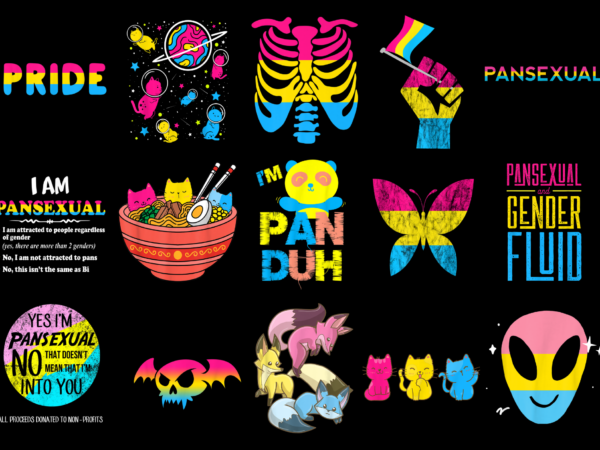 15 pansexual shirt designs bundle for commercial use part 3, pansexual t-shirt, pansexual png file, pansexual digital file, pansexual gift, pansexual download, pansexual design
