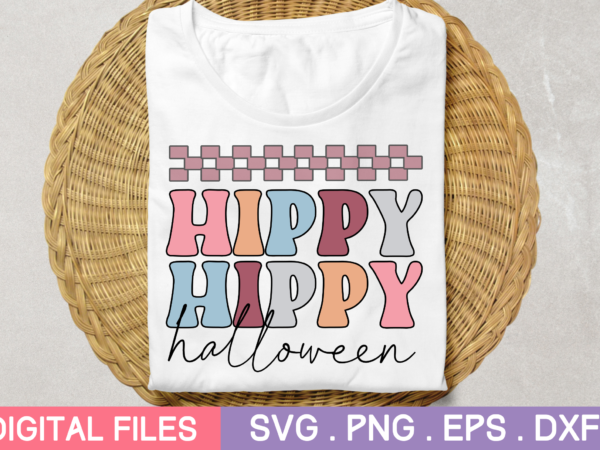 Hippy halloween svg,hippy halloween tshirt design
