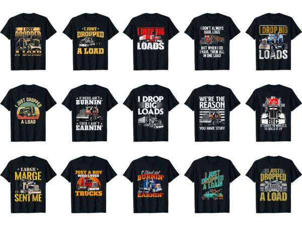 15 truck driver shirt designs bundle for commercial use part 2, truck driver t-shirt, truck driver png file, truck driver digital file, truck driver gift, truck driver download, truck driver design