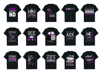 15 Asexual Shirt Designs Bundle For Commercial Use Part 4, Asexual T-shirt, Asexual png file, Asexual digital file, Asexual gift, Asexual download, Asexual design
