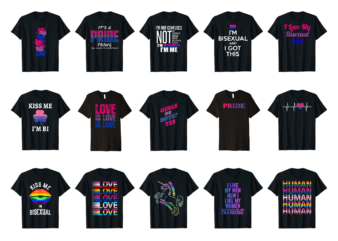 15 Bisexual Shirt Designs Bundle For Commercial Use Part 4, Bisexual T-shirt, Bisexual png file, Bisexual digital file, Bisexual gift, Bisexual download, Bisexual design