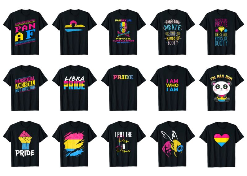 15 Pansexual Shirt Designs Bundle For Commercial Use Part 4, Pansexual T-shirt, Pansexual png file, Pansexual digital file, Pansexual gift, Pansexual download, Pansexual design