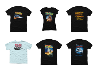 5 Back to the future shirt Designs Bundle For Commercial Use, Back to the future T-shirt, Back to the future png file, Back to the future digital file, Back to