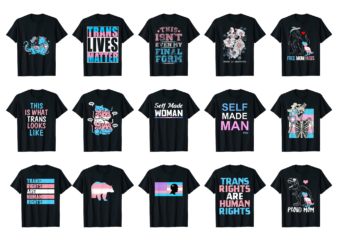 15 Transgender Shirt Designs Bundle For Commercial Use Part 4, Transgender T-shirt, Transgender png file, Transgender digital file, Transgender gift, Transgender download, Transgender design