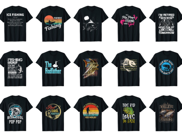 15 fishing shirt designs bundle for commercial use part 4, fishing t-shirt, fishing png file, fishing digital file, fishing gift, fishing download, fishing design