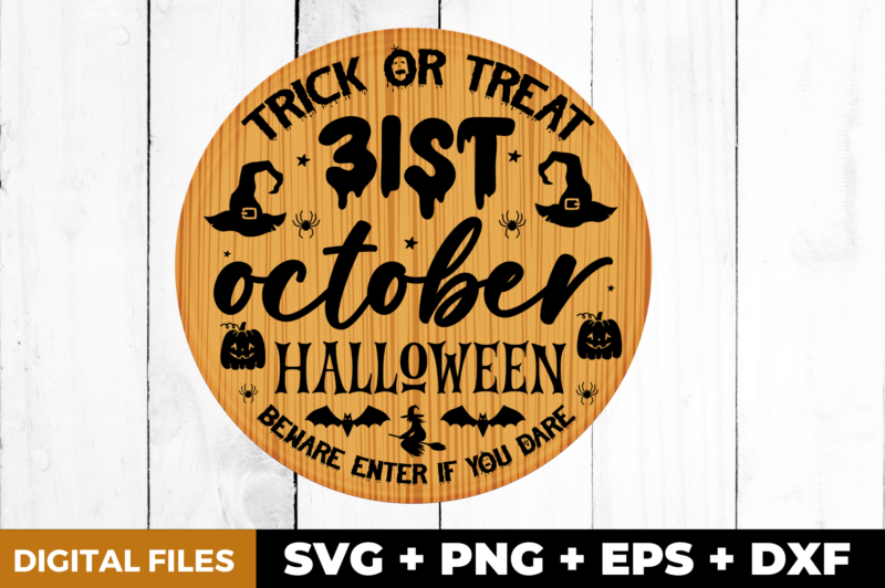 Halloween round sign svg bundle,Halloween T-shirt svg bundle