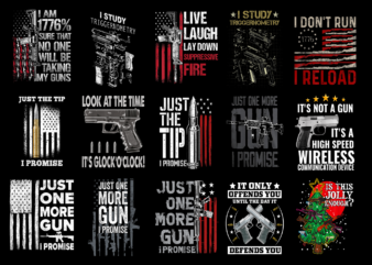 15 GUN Shirt Designs Bundle For Commercial Use Part 3, GUN T-shirt, GUN png file, GUN digital file, GUN gift, GUN download, GUN design