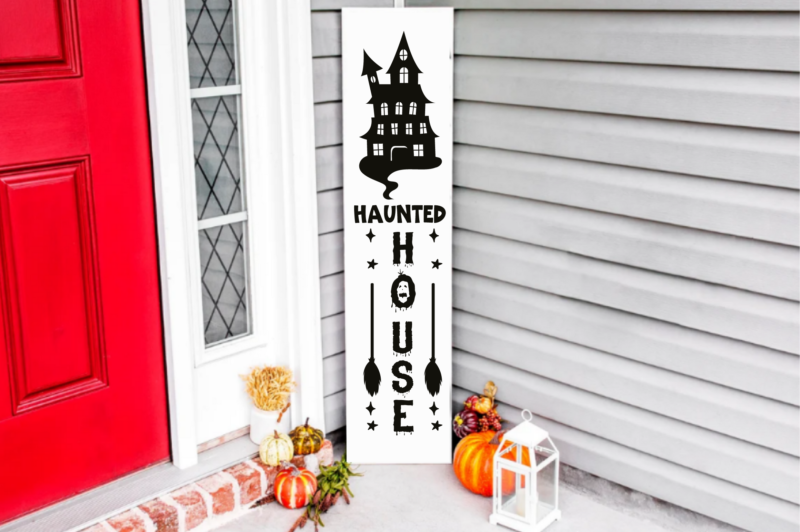 Halloween Porch Sign Svg Bundle, Halloween T-Shirt Bundle