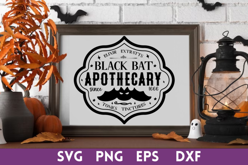 elixir extracts black bat apothecary since 1666 tonics tinctures svg,elixir extracts black bat apothecary since 1666 tonics tinctures tshirt designs