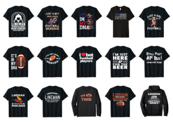 15 Football Shirt Designs Bundle For Commercial Use Part 4, Football T-shirt, Football png file, Football digital file, Football gift, Football download, Football design