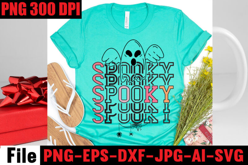 Spooky T-shirt Design,Basic Witch T-shirt Design,Halloween svg bundle , 50 halloween t-shirt bundle , good witch t-shirt design , boo! t-shirt design ,boo! svg cut file , halloween t shirt