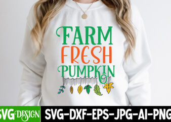 Farm Fresh Pumpkin T-Shirt Design