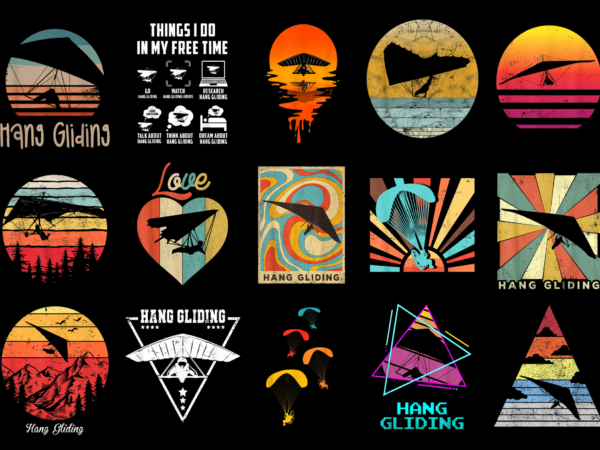 15 hang gliding shirt designs bundle for commercial use part 3, hang gliding t-shirt, hang gliding png file, hang gliding digital file, hang gliding gift, hang gliding download, hang gliding design