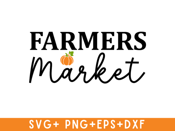 Farmers market tshirt design