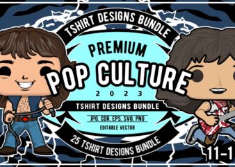 25 pop culture tshirt designs bundle #11_1