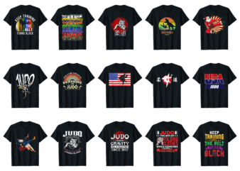 15 Judo Shirt Designs Bundle For Commercial Use Part 4, Judo T-shirt, Judo png file, Judo digital file, Judo gift, Judo download, Judo design