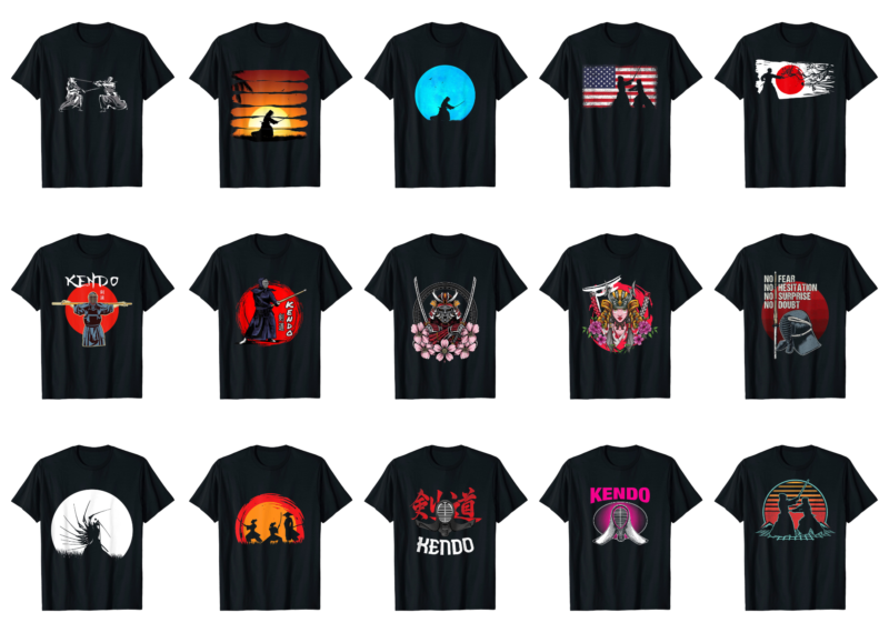 15 Kendo Shirt Designs Bundle For Commercial Use Part 4, Kendo T-shirt, Kendo png file, Kendo digital file, Kendo gift, Kendo download, Kendo design