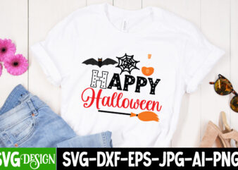 Happy Halloween T-Shirt Design, Happy Halloween Vector T-Shirt Design, Halloween svg Png Bundle, Retro Halloween design, retro halloween svg, ,Bundle Happy Halloween Png, Ultimate Halloween Svg Bundle, Halloween potion Labels,