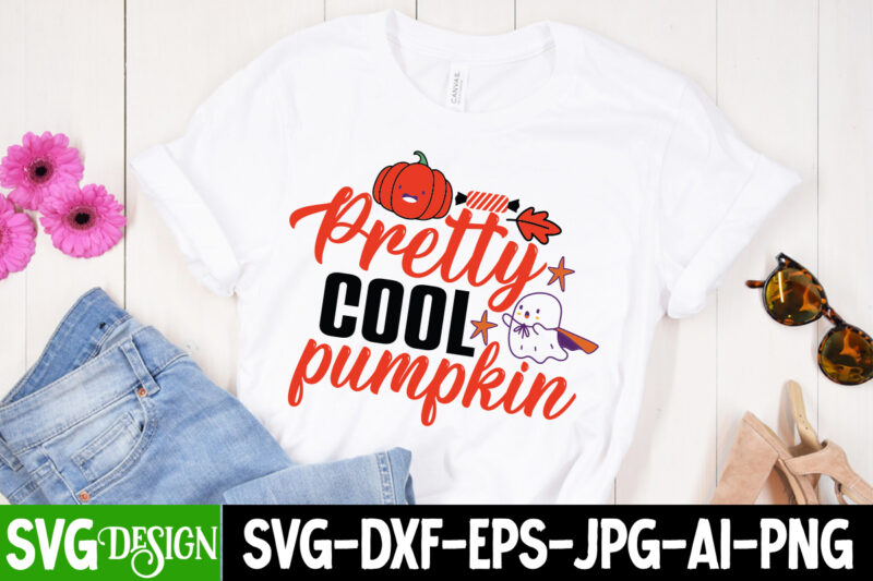 Pretty Cool pumpkin T-Shirt Design, Pretty Cool pumpkin SVG Design , Halloween svg Png Bundle, Retro Halloween design, retro halloween svg, ,Bundle Happy Halloween Png, Ultimate Halloween Svg Bundle, Halloween