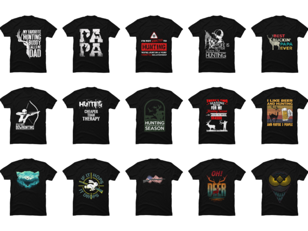 15 hunting shirt designs bundle for commercial use part 3, hunting t-shirt, hunting png file, hunting digital file, hunting gift, hunting download, hunting design